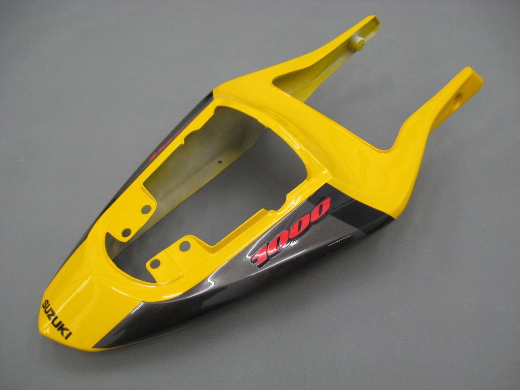 Amotopart 2003–2004 Suzuki GSXR1000 Verkleidungsset in Gelb und Schwarz