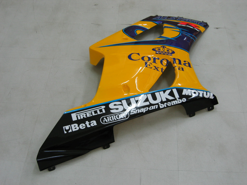 Amotopart 2003-2004 Suzuki GSXR1000 Fairing Multi Yellow Kit