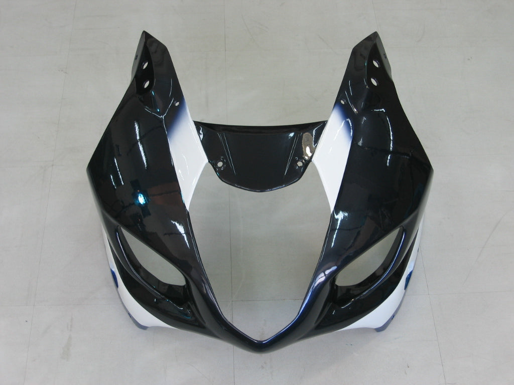 Amotopart 2003-2004 GSXR1000 Suzuki Fairing Black&Blue Kit