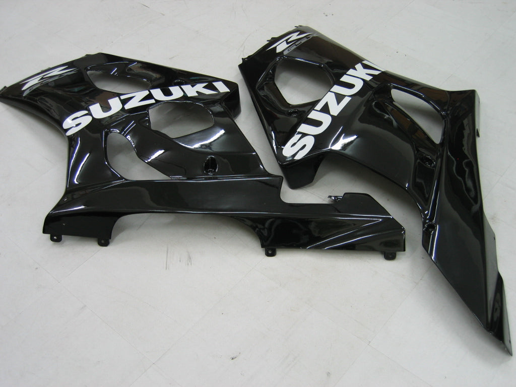 Amotopart 2003–2004 Suzuki GSXR1000 Verkleidung Matt Blcak Kit