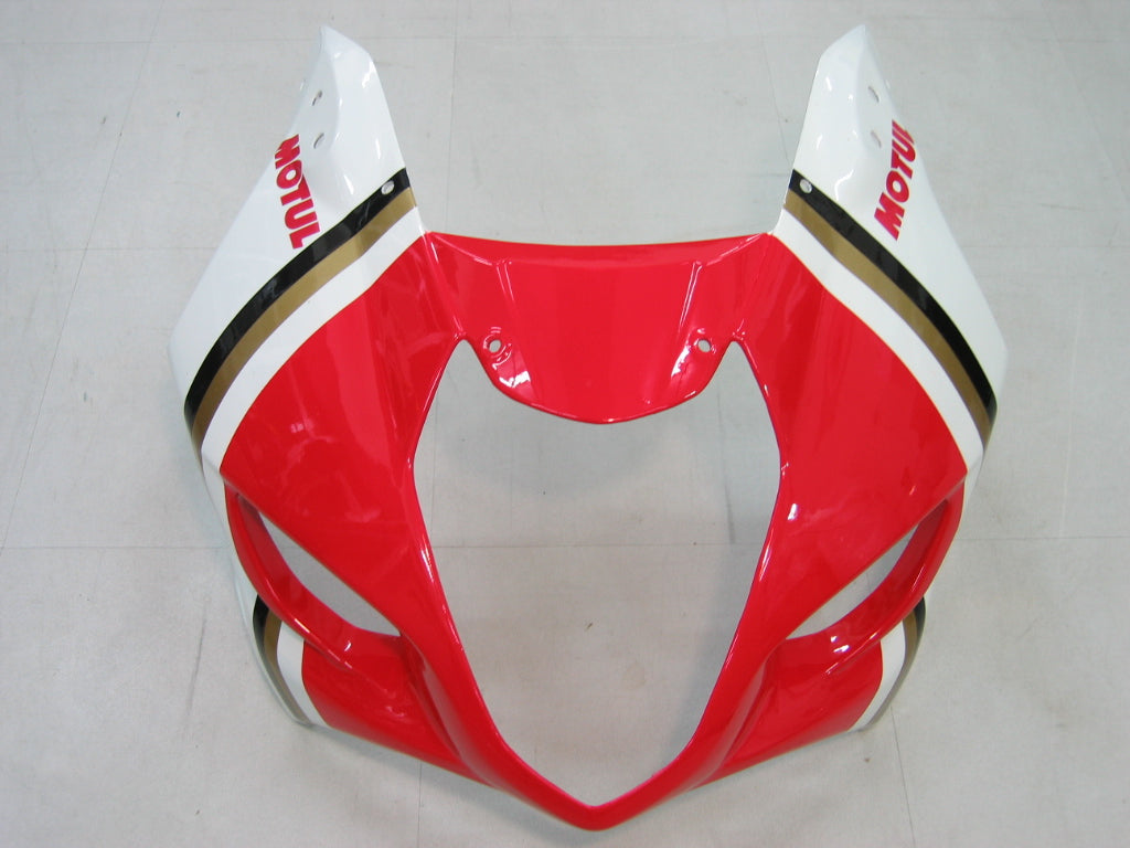 Amotopart 2003-2004 Suzuki GSXR1000 Fairing White&Red Kit