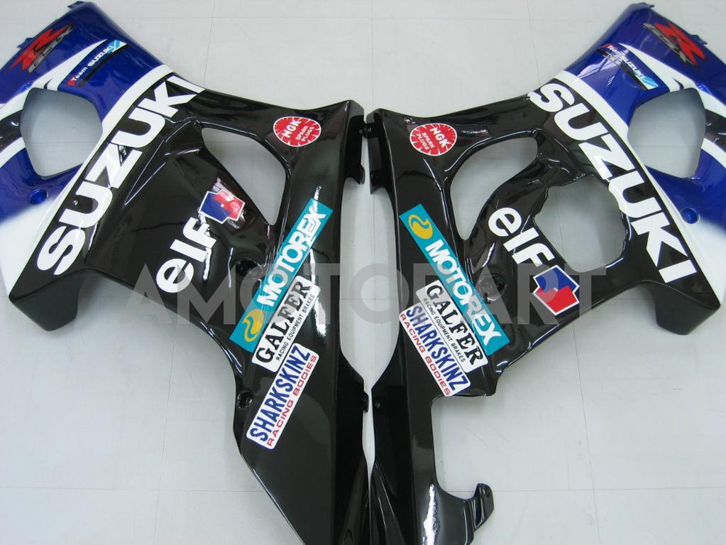 Amotopart 2003-2004 Suzuki GSXR1000 Fairing Multi White&Black Kit