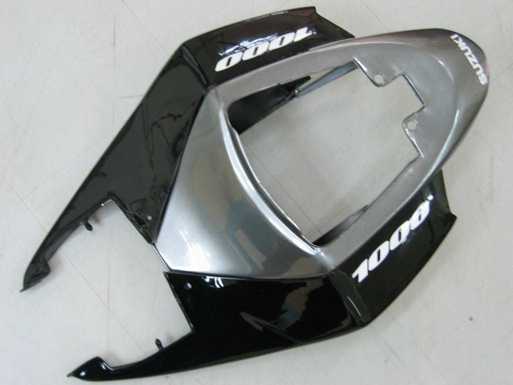 Amotopart 2005-2006 GSXR1000 Suzuki Fairing Black&Gray Kit