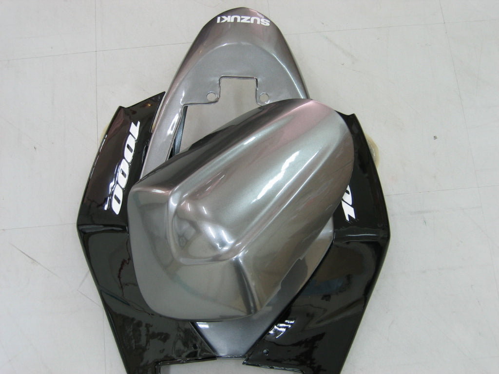 Amotopart 2005–2006 GSXR1000 Suzuki Verkleidungsset in Schwarz und Grau