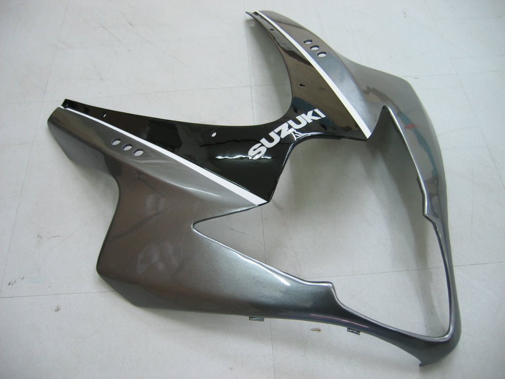 Amotopart 2005-2006 GSXR1000 Suzuki Fairing Black&Gray Kit