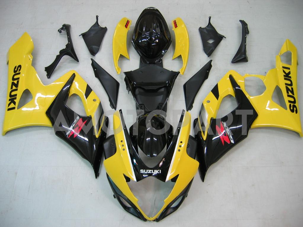 Amotopart 2005-2006 Suzuki GSXR1000 Fairing Yellow&Black Kit