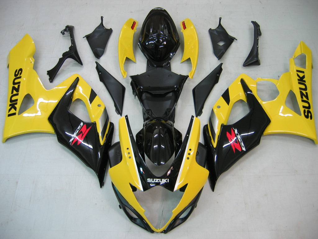 Amotopart 2005-2006 Suzuki GSXR1000 Fairing Yellow&Black Kit