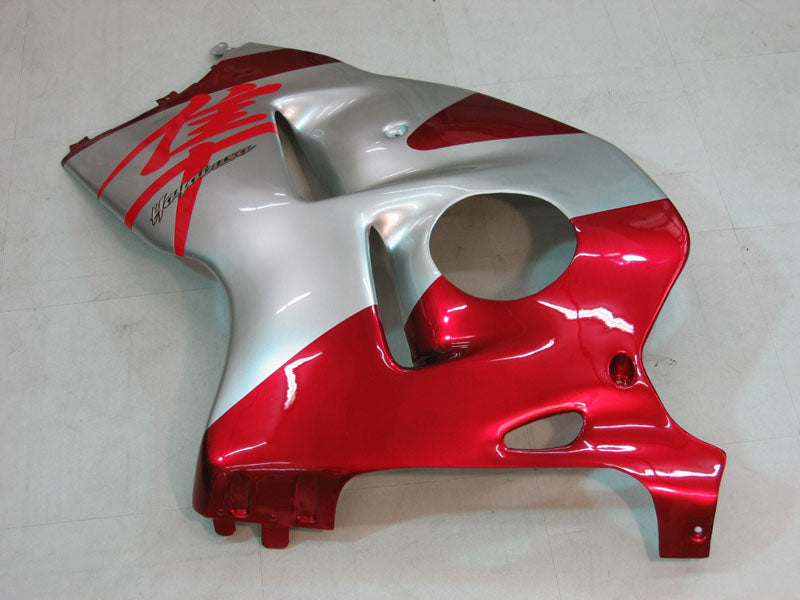 Amotopart Kit de carénage argenté pour Suzuki Hayabusa GSX1300R 1999-2007