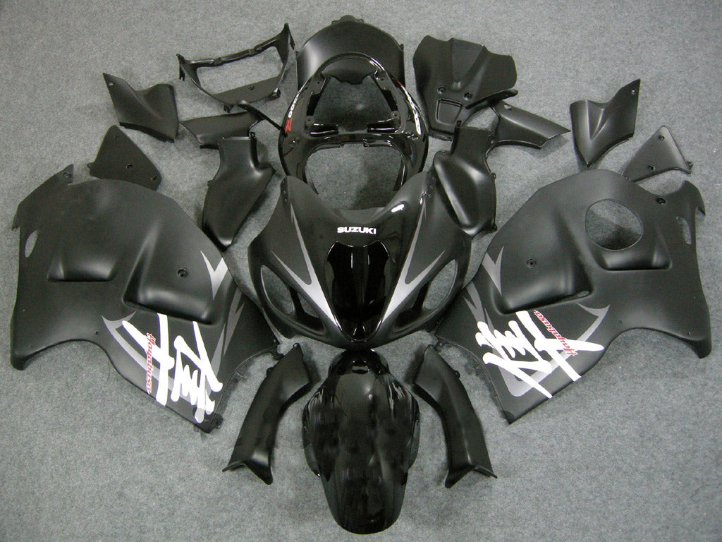 Amotopart Suzuki Hayabusa GSX1300R 1999-2007 Fairing Black Kit