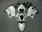 Amotopart 1999-2007 Suzuki GSX1300R Fairing White&Black Kit