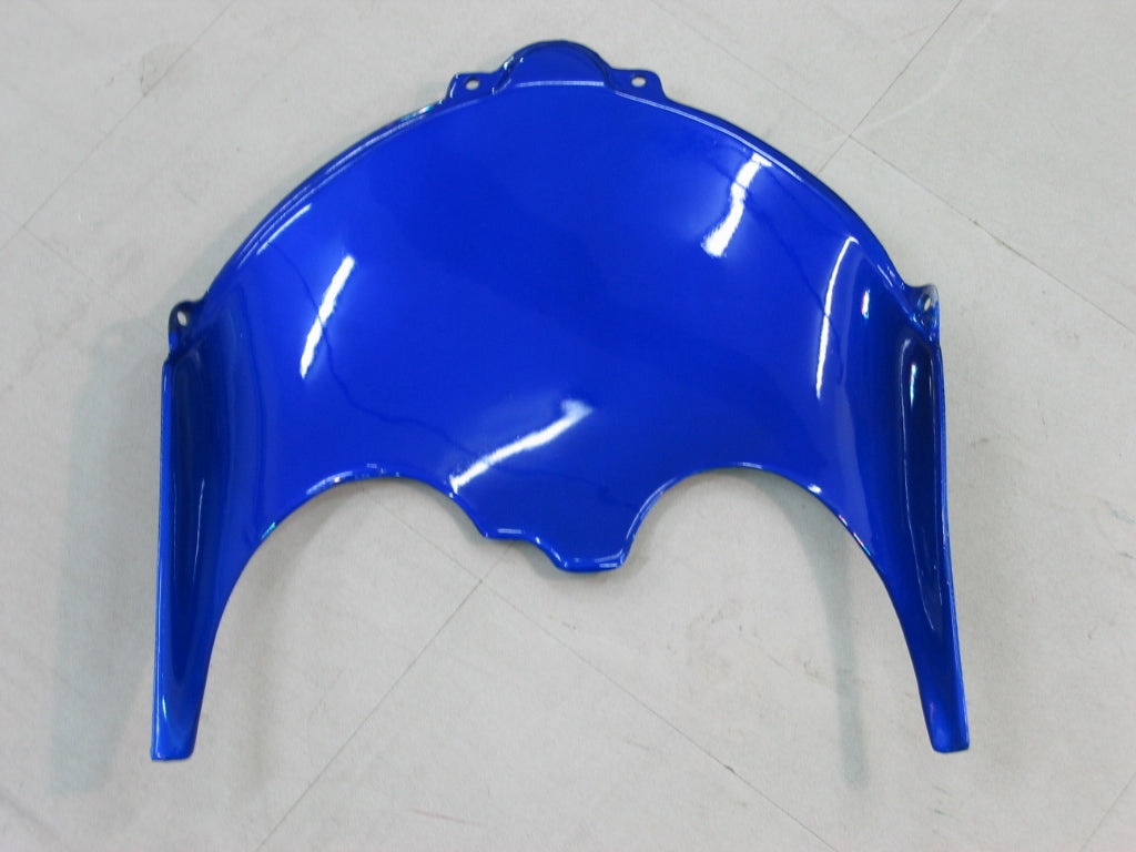 Amotopart Suzuki Hayabusa GSX1300R 1999-2007 Kit de carénage bleu et argent