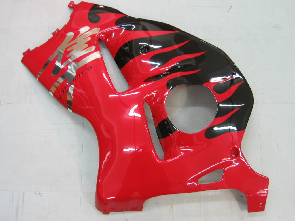 Amotopart Suzuki Hayabusa GSXR1300 1999-2007 Fairing Red Kit