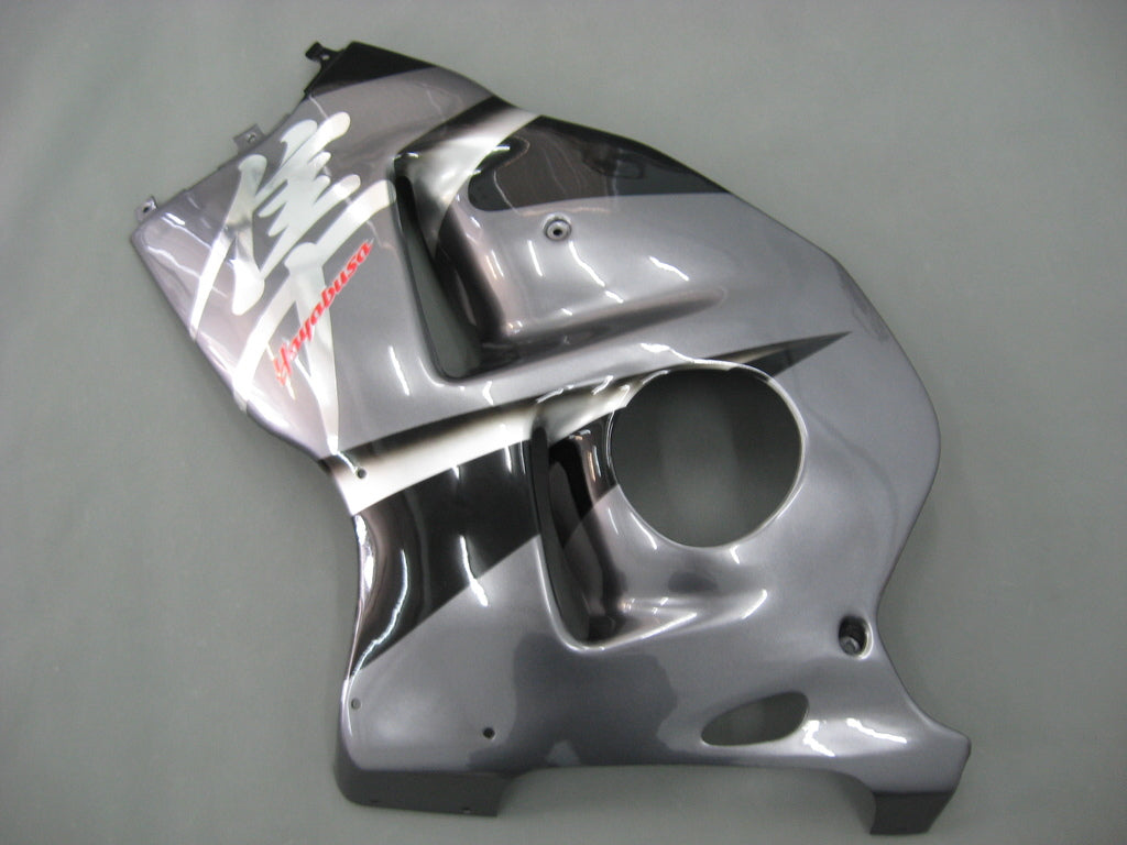 Amotopart 1999-2007 GSX1300R Suzuki Fairing Sliver&Balack Kit