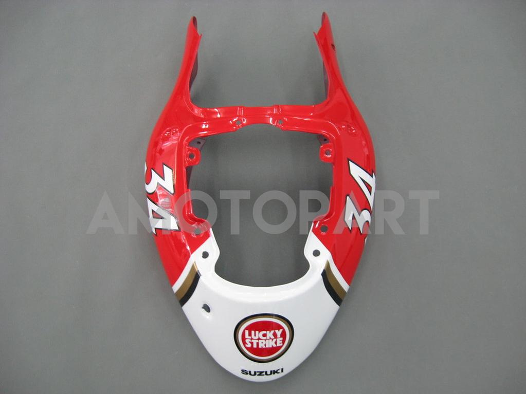 Amotopart Suzuki Hayabusa GSX1300R 1999-2007 Fairing White & Red Kit