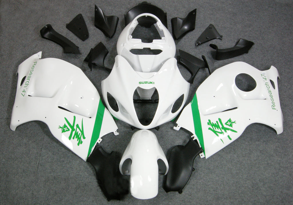 Amotopart 1999-2007 Suzuki GSX1300R Kit de carenado blanco