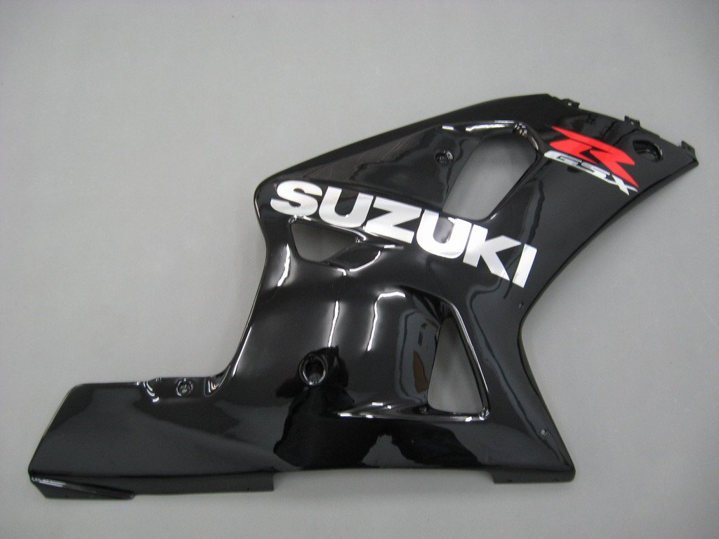 Amotopart Verkleidungssatz für Suzuki 01–03 GSXR600 und 00–03 GSXR750, schwarz