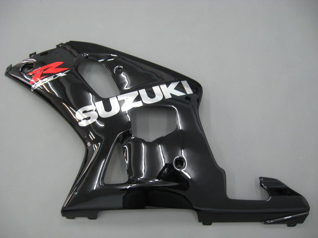 Amotopart Verkleidungssatz für Suzuki 01–03 GSXR600 und 00–03 GSXR750, schwarz