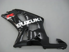 Amotopart Fairings Suzuki GSXR600/750 2001-2003 Fairing Black Fairing Kit