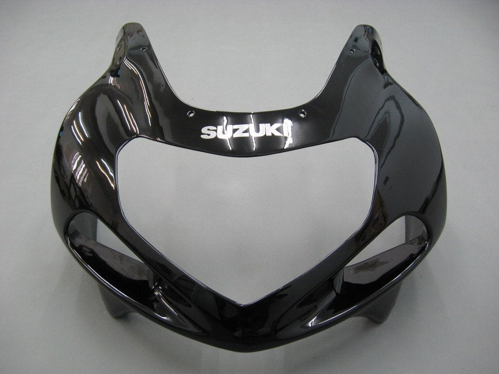 Amotopart Verkleidungssatz für Suzuki 01–03 GSXR600 und 00–03 GSXR750, schwarz