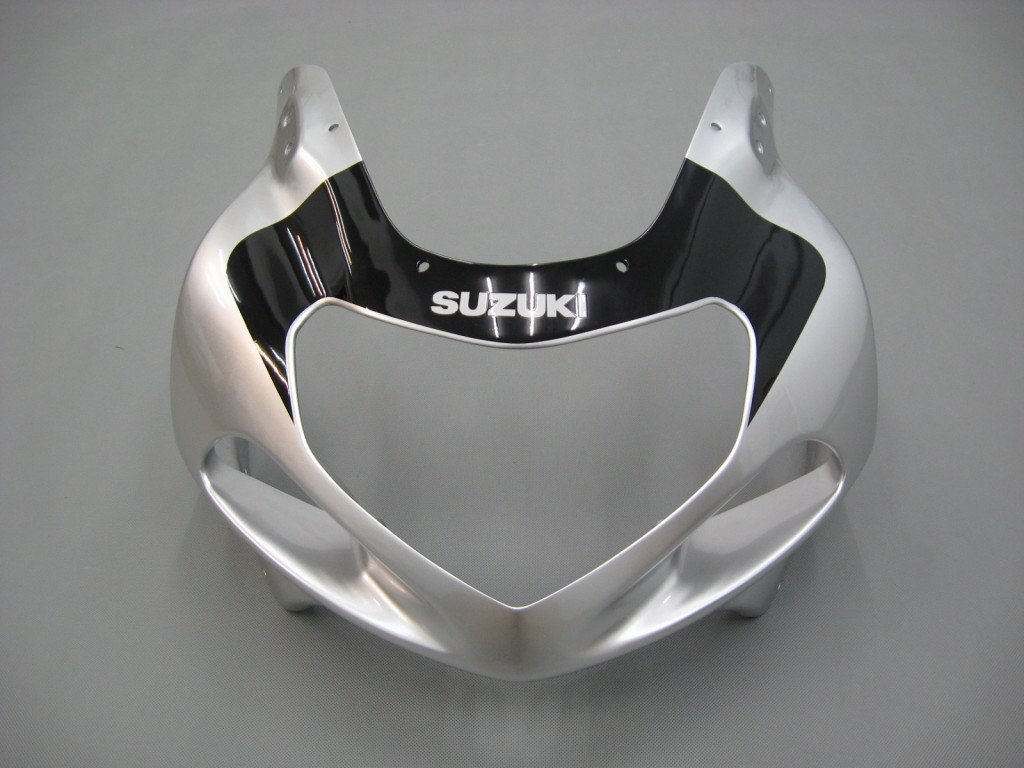 Amotopart Suzuki 01-03 GSXR600 & 00-03 GSXR750 2-Tone GSXR Racing Silver Fairing Kit