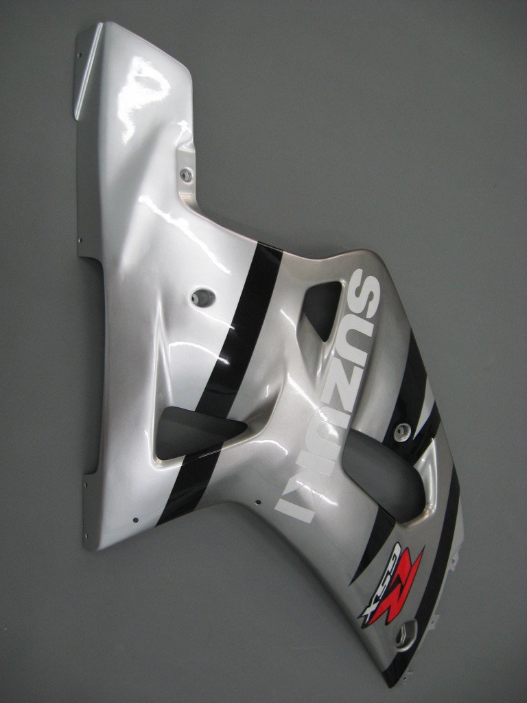 Amotopart Suzuki 01-03 GSXR600 & 00-03 GSXR750 2-Tone GSXR Racing Silver Fairing Kit