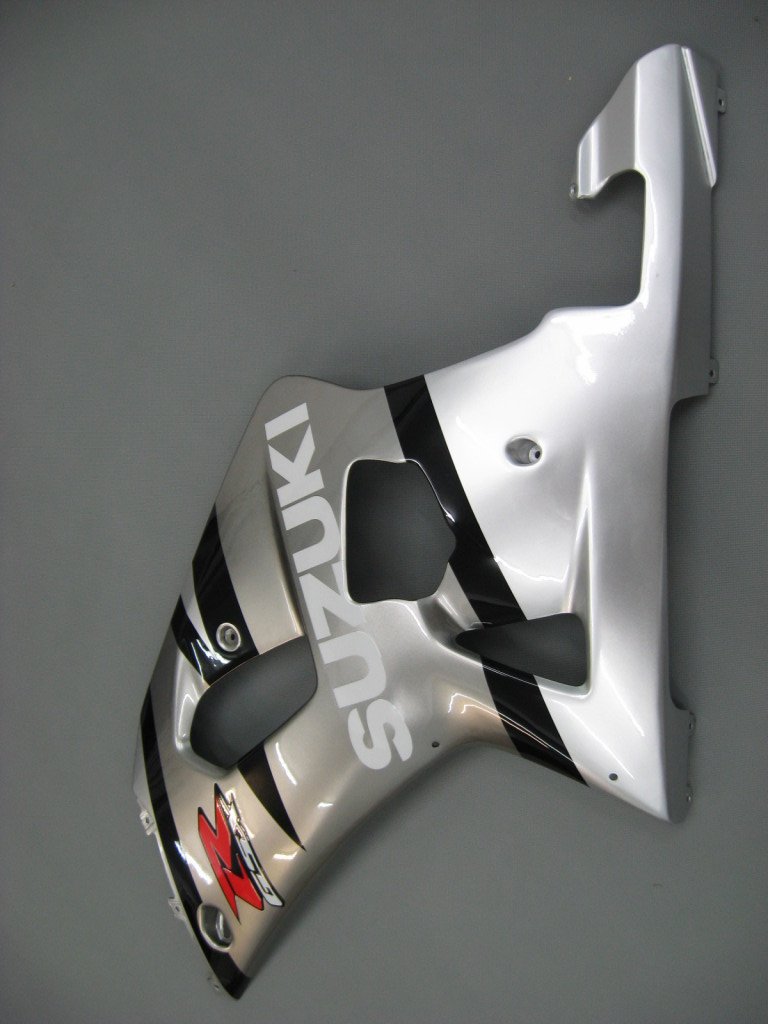 Amotopart Suzuki 01-03 GSXR600 & 00-03 GSXR750 2-Tone GSXR Racing Silver Fairing Kit