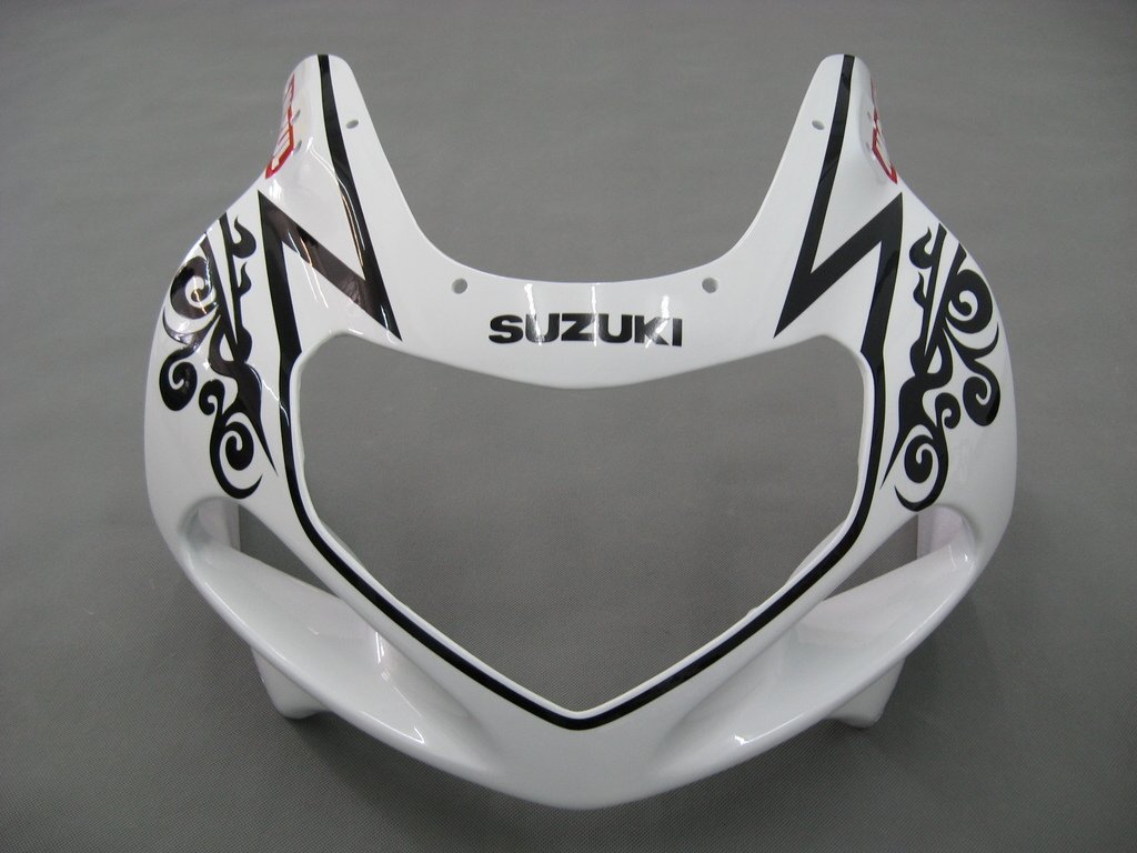 Amotopart Suzuki 01-03 GSXR600 & 00-03 GSXR750 White Black Alstare Corona GSXR Racing Fairing Kit