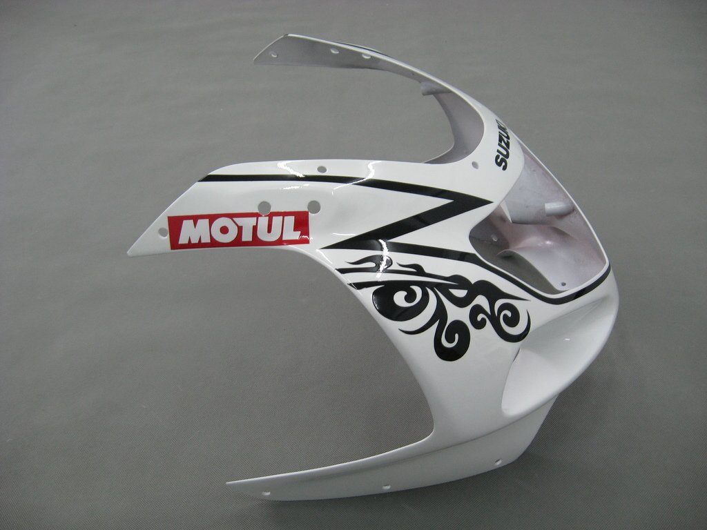 Amotopart Suzuki 01-03 GSXR600 & 00-03 GSXR750 White Black Alstare Corona GSXR Racing Fairing Kit