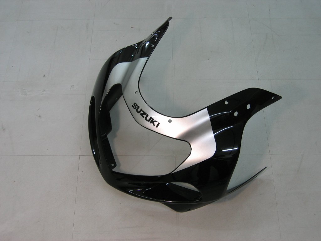 Amotopart Suzuki 01-03 GSXR600 & 00-03 GSXR750 Black Silver GSXR Racing Fairing Kit