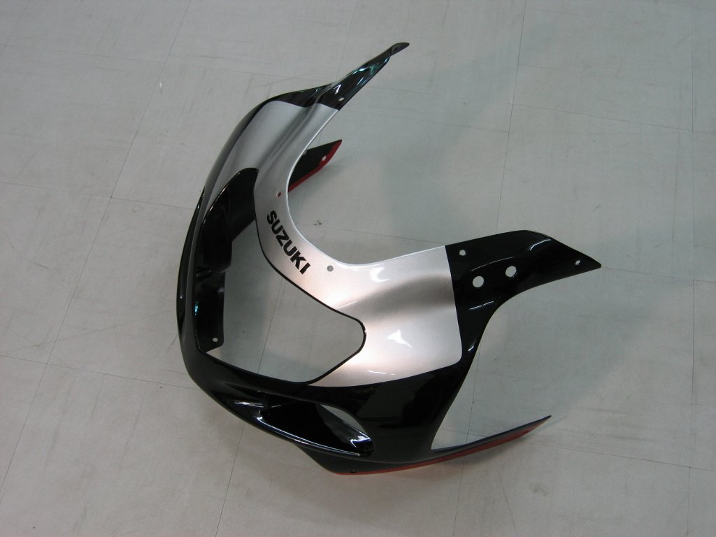 Amotopart Suzuki 01-03 GSXR600 & 00-03 GSXR750 Argento GSXR Racing Kit carena rosso nero