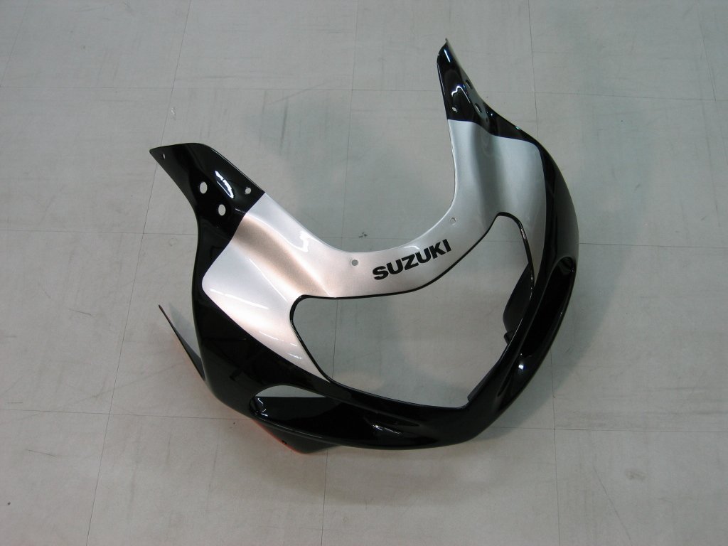 Amotopart Suzuki 01–03 GSXR600 & 00–03 GSXR750 Silber GSXR Racing Rot Schwarz Verkleidungsset