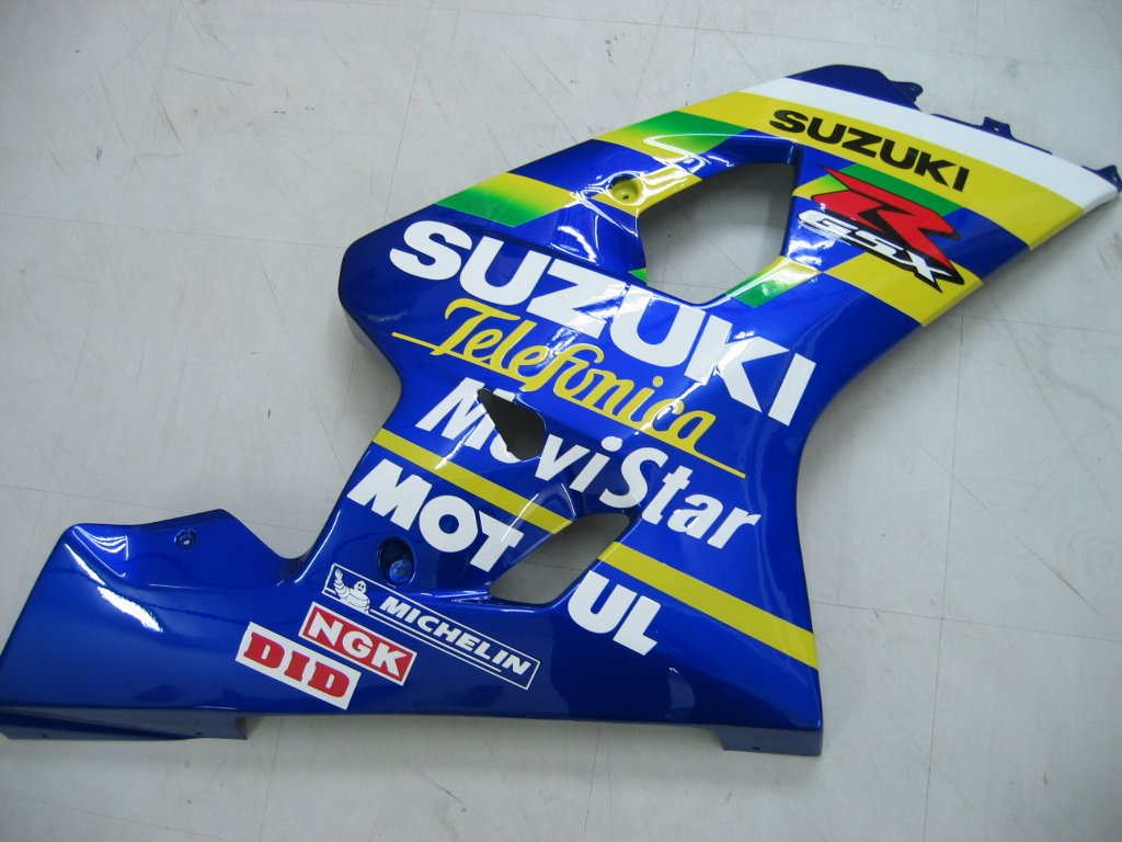 Amotopart 2004-2005 Suzuki GSXR600750 Fairing Blue Kit