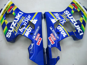 Amotopart 2004–2005 Suzuki GSXR600750 Verkleidungsset, Blau