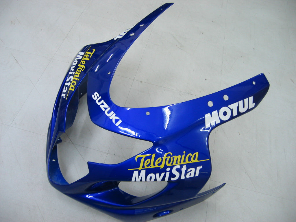 Amotopart 2004-2005 GSXR600750 Suzuki Fairing Blue Kit