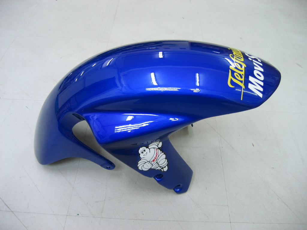 Amotopart 2004-2005 GSXR600750 Suzuki Fairing Blue Kit