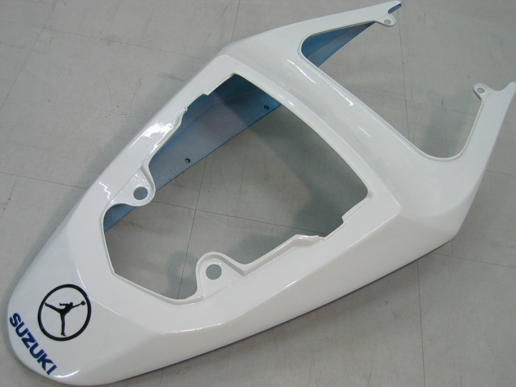 Amotopart 2004-2005 Suzuki GSXR600750 Fairing White&Blue Color Kit