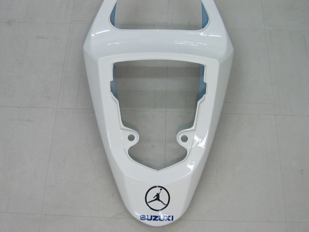 Amotopart 2004-2005 Suzuki GSXR600750 Fairing White&Blue Color Kit