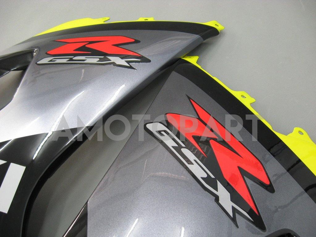 Amotopart Suzuki GSXR 600 750 2004-2005 Fairing Racing Yellow & Black