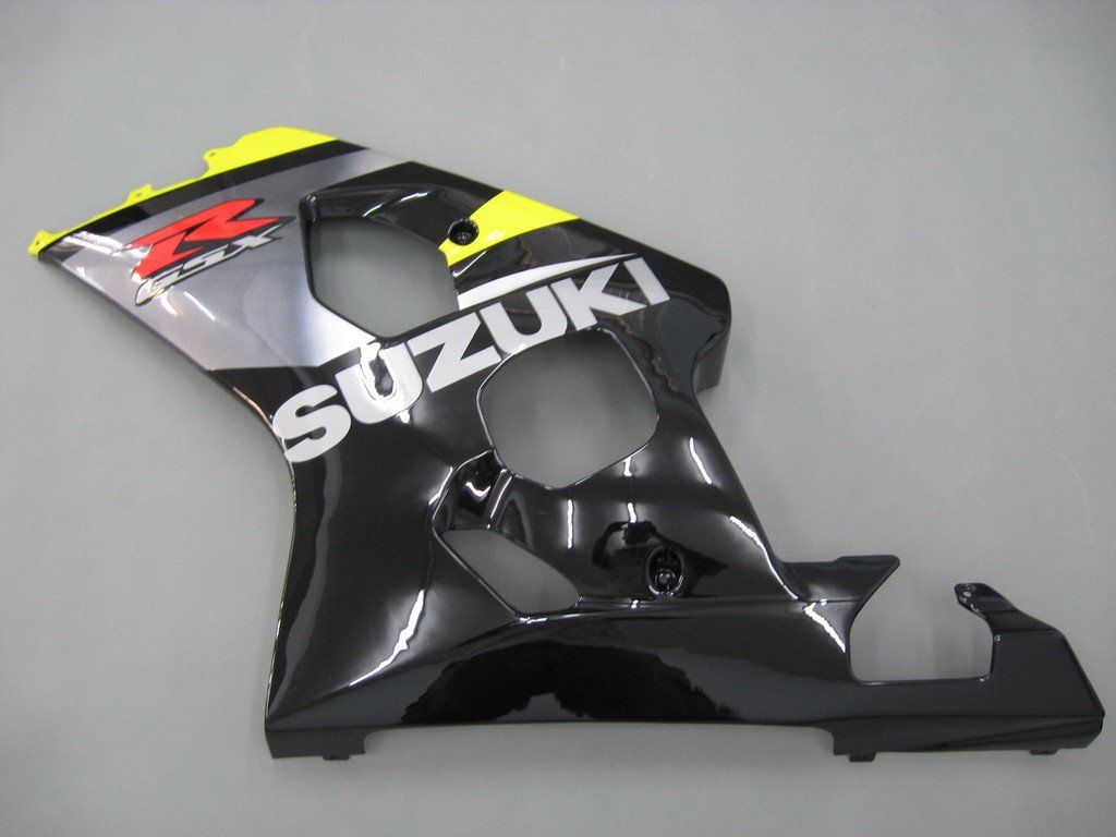 Amotopart Suzuki GSXR 600 750 2004-2005 Fairing Racing Yellow & Black