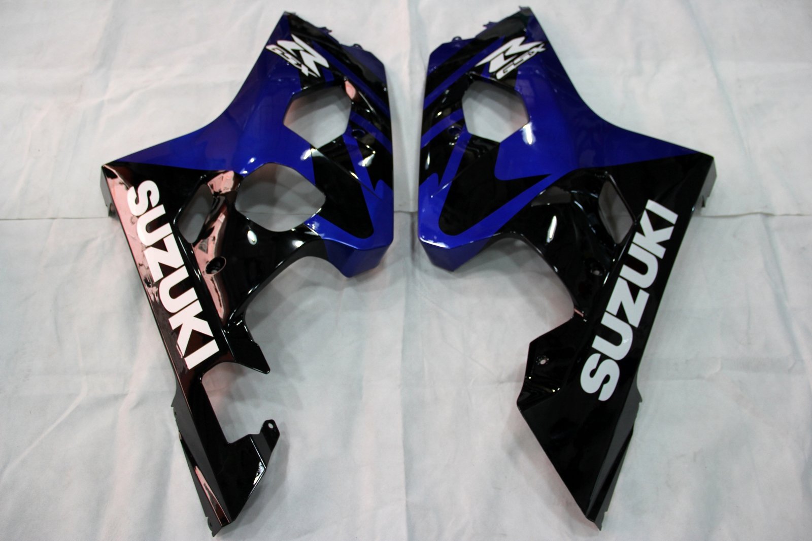 Amotopart 2004-2005 Suzuki GSXR600750 Fairing Blacke Blue Kit