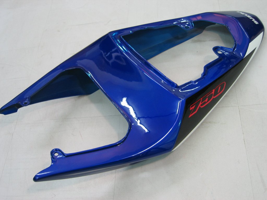 Suzuki GSXR 600 750 2004-2005 Verkleidung Blau Schwarz Silber GSXR Racing