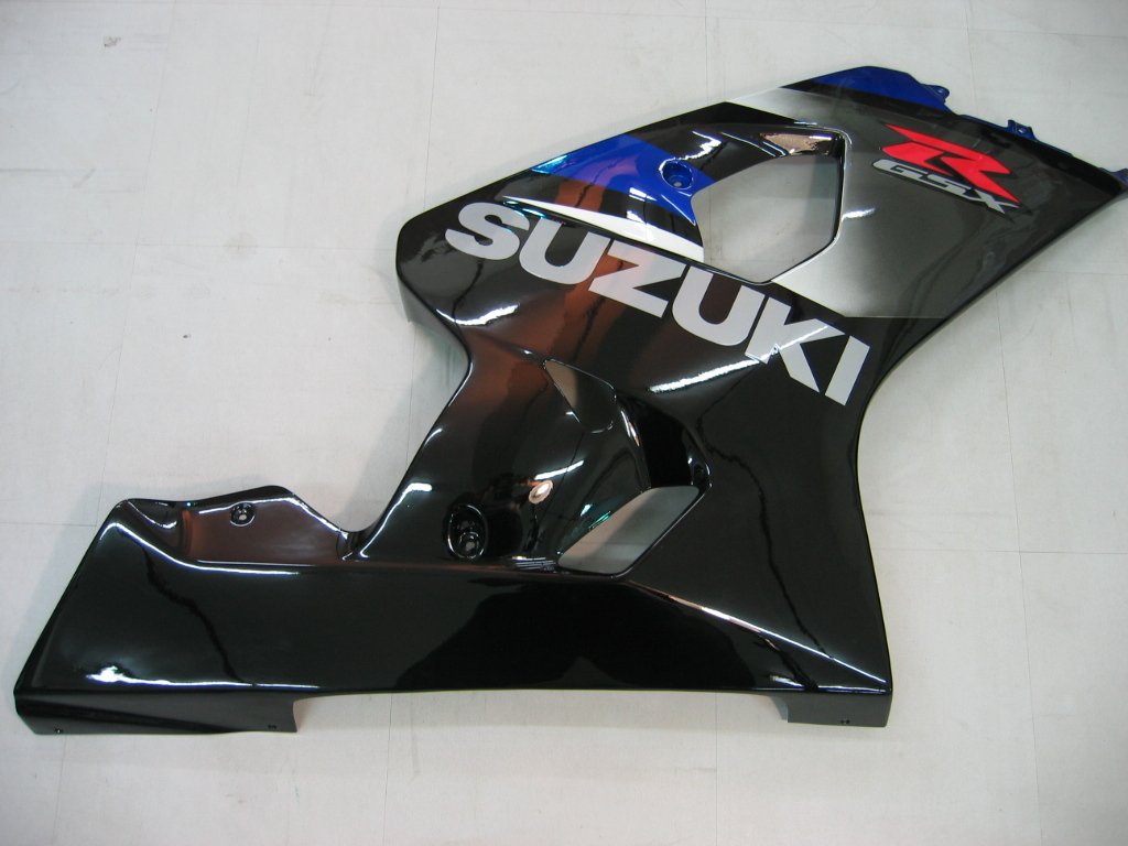Suzuki GSXR 600 750 2004-2005 Carena Blu Nero Argento GSXR Racing