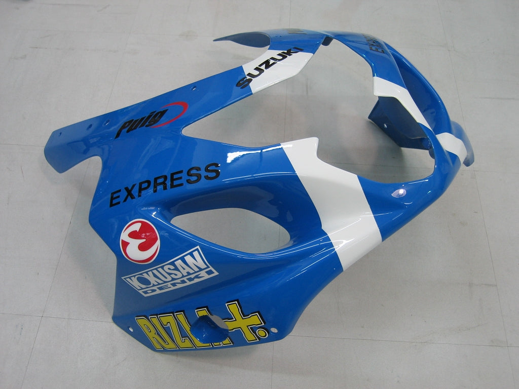 Amotopart 2004-2005 Suzuki GSXR600750 Kit de carenado multiazul