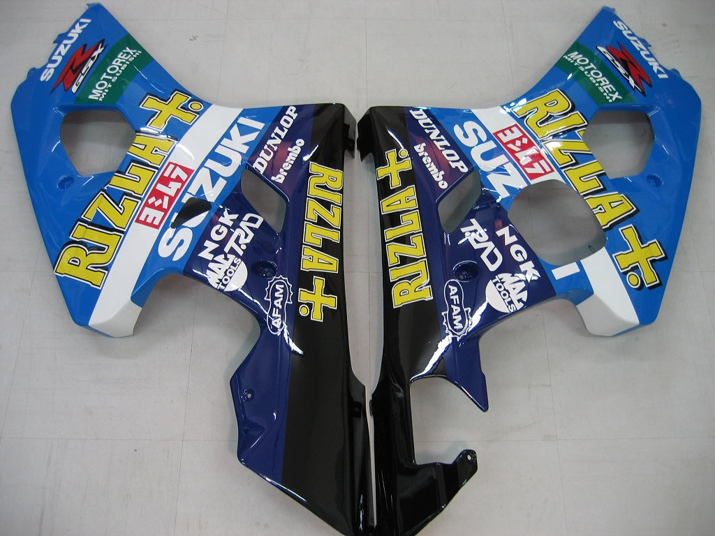 Amotopart 2004-2005 Suzuki GSXR600750 Kit de carenado multiazul