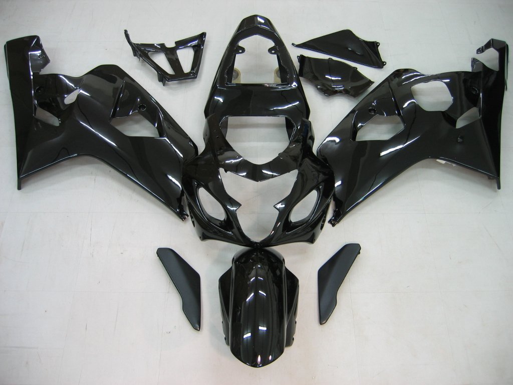 Amotopart 2004–2005 Suzuki GSXR600750 Verkleidung, schwarzes Kit