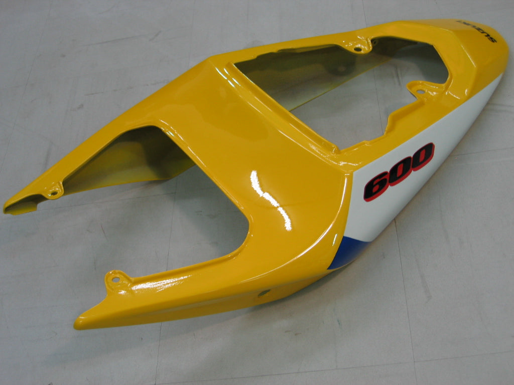 Amotopart 2004-2005 Suzuki GSXR600750 Kit de carénage jaune multicolore