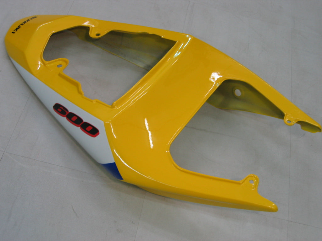 Amotopart 2004-2005 Suzuki GSXR600750 Kit de carénage jaune multicolore