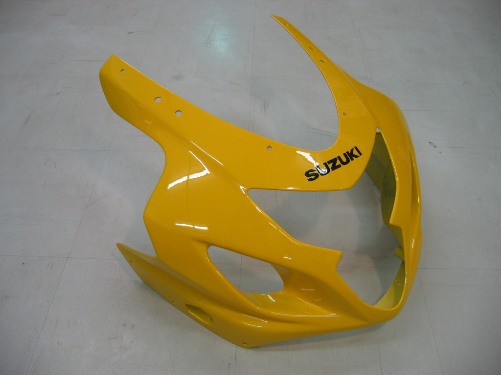 Amotopart 2004-2005 Suzuki GSXR600750 Kit de carénage jaune multicolore