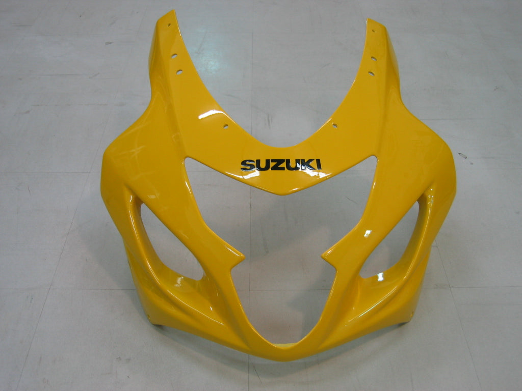 Amotopart 2004-2005 Suzuki GSXR600750 Kit de carénage jaune multicolore