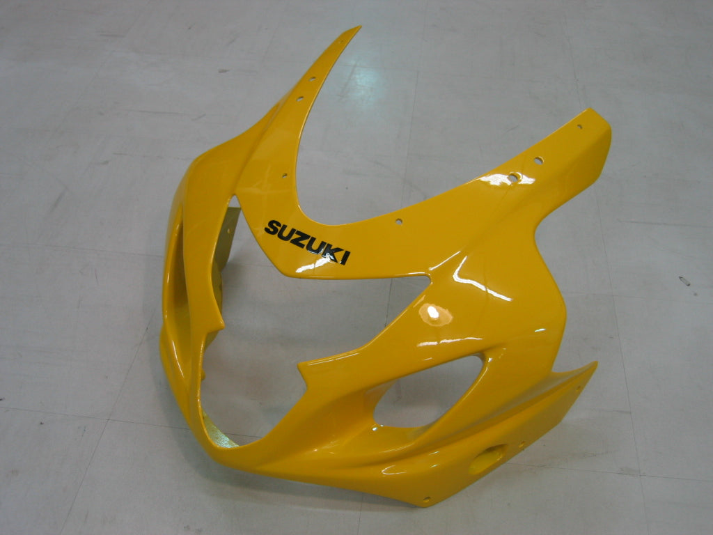 Amotopart 2004-2005 Suzuki GSXR600750 Kit de carénage jaune multicolore